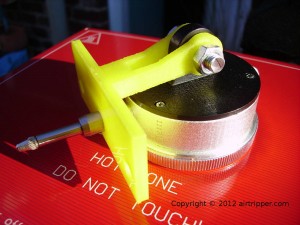 Dial test indicator with bracket attached Dial test indicator with bracket attached